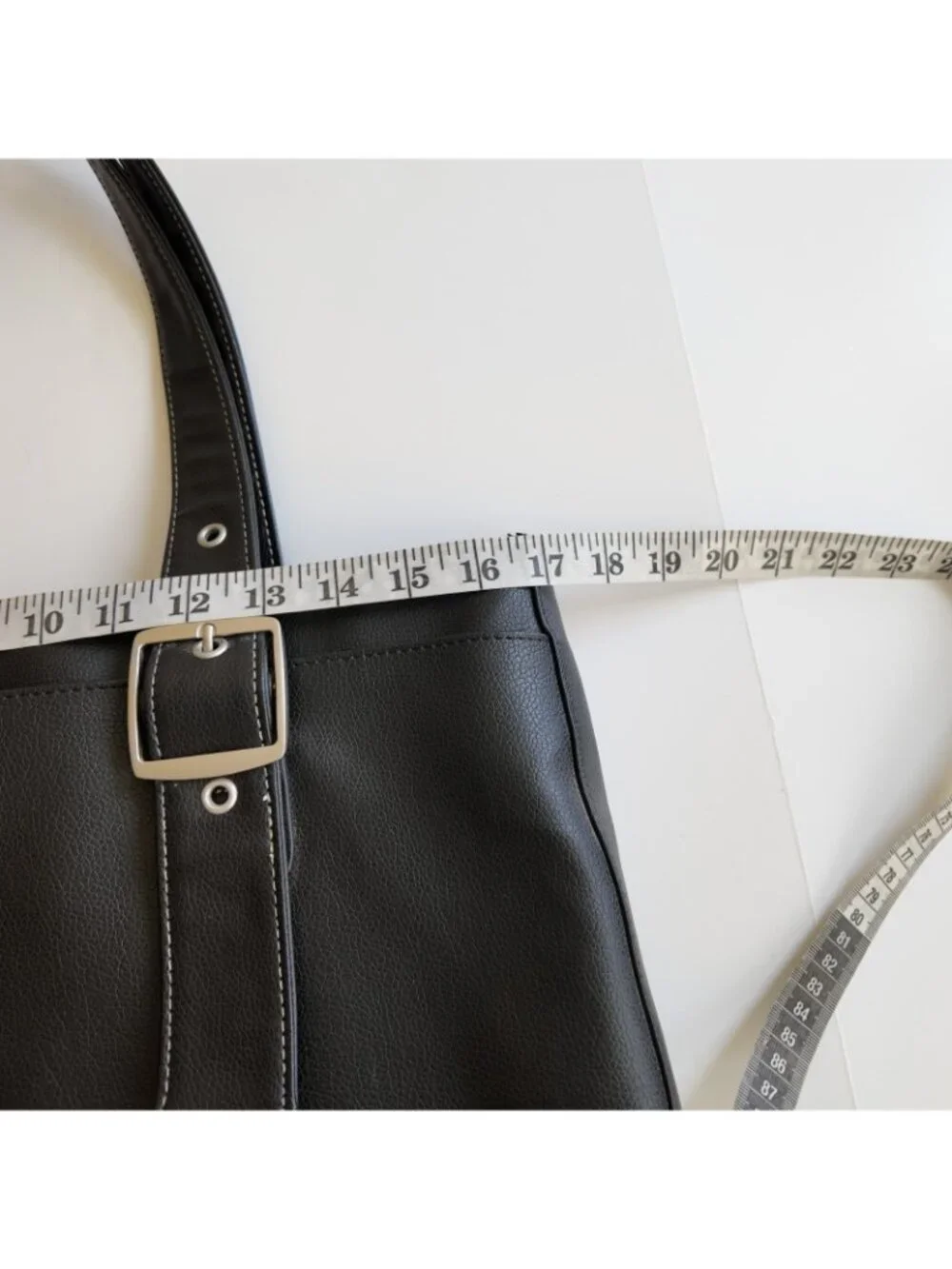 SOLO new york black leather laptop bag